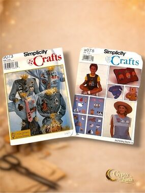 Vintage Simplicity Craft Patterns 1989-1994 Uncut